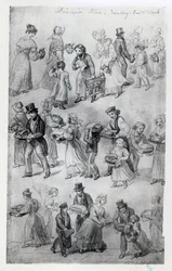 Livraison du dîner, 1841